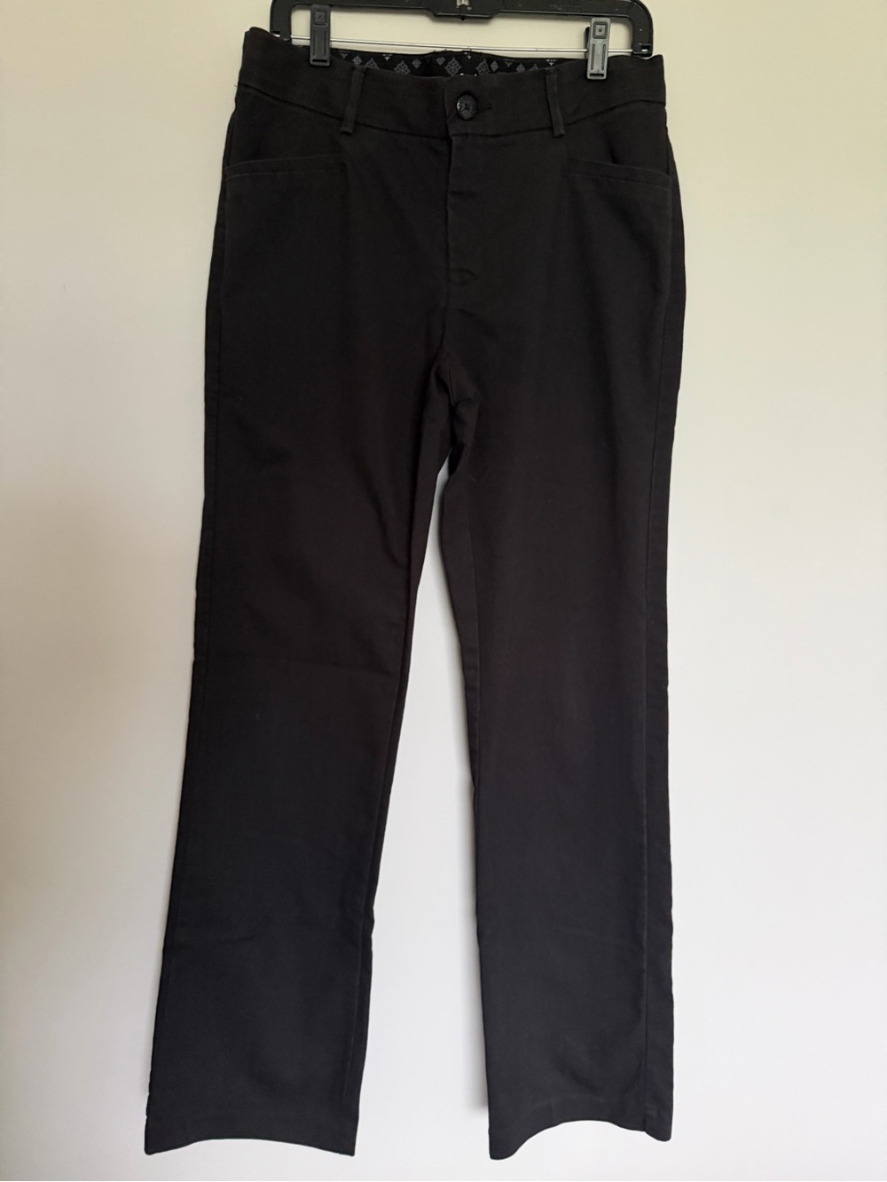 Lee Platinum Label Classic Black Straight-Leg Pants in 10 Long